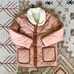 Levi's Reversible Sherpa Lined Puffer Jacket - Size M